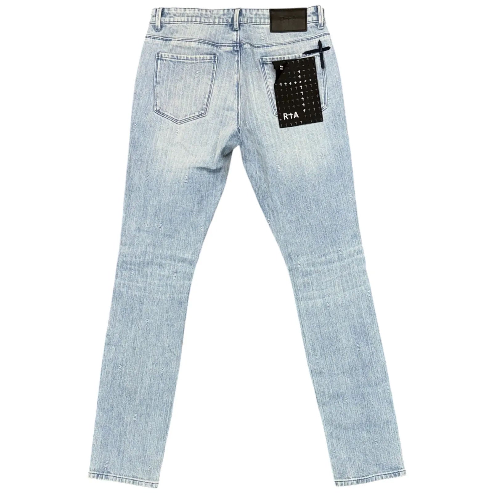 RTA Bryant Skinny Jean (Blue Pinstripe) - Preowned