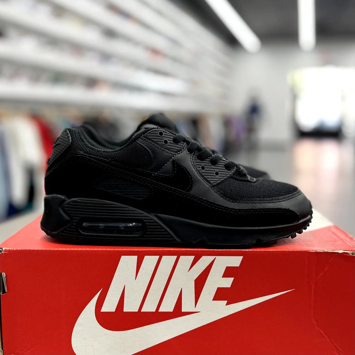 Nike Air Max 90 Recraft Triple Black - Preowned