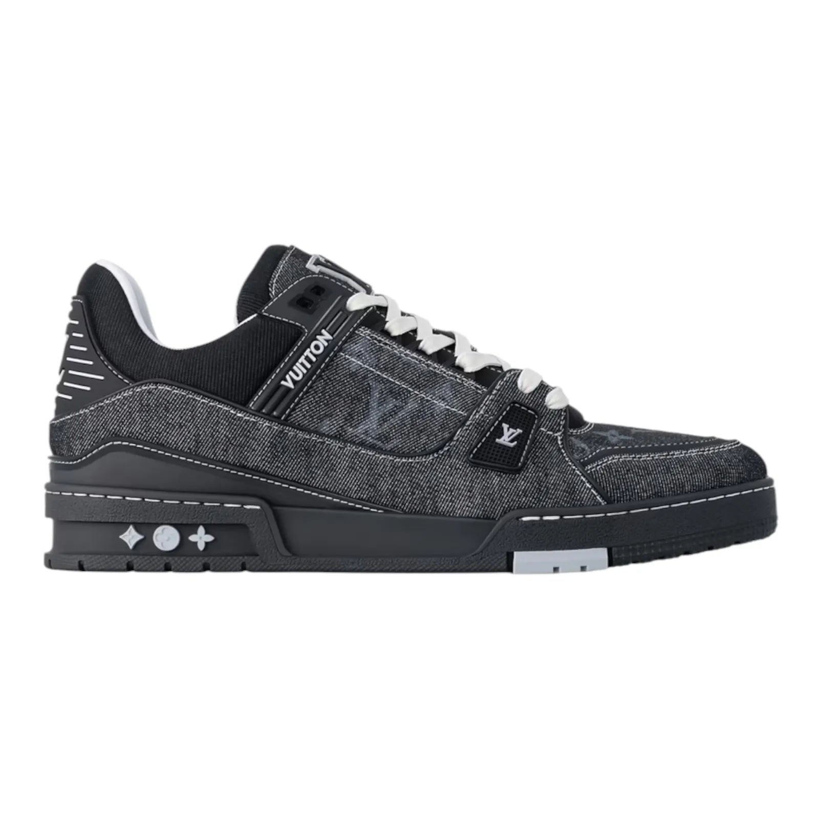 Louis Vuitton Monogram Denim Trainer (Black) - Preowned