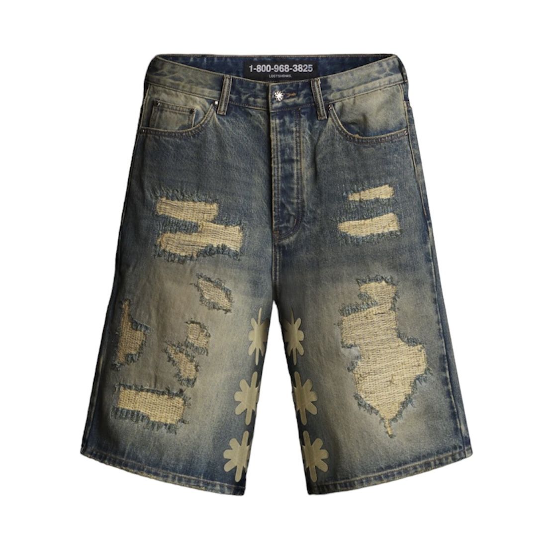 Lostshdws Dstry Denim Short (Bone)