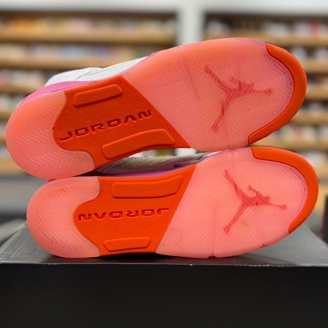 Jordan 5 Retro WNBA Pinksicle Safety Orange (GS) - Preowned
