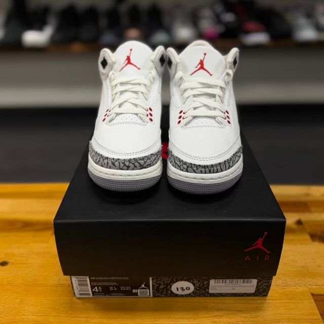 Jordan 3 Retro White Cement Reimagined (GS) - Preowned