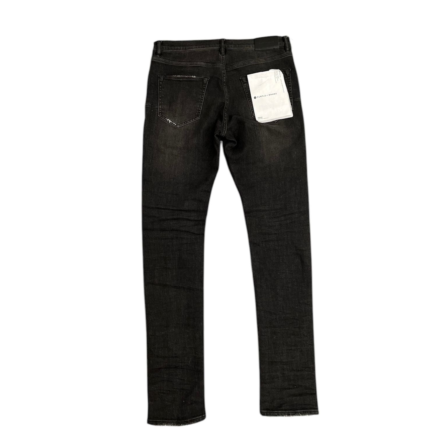 Purple Brand P001 Black Overspray Jean - Preowned