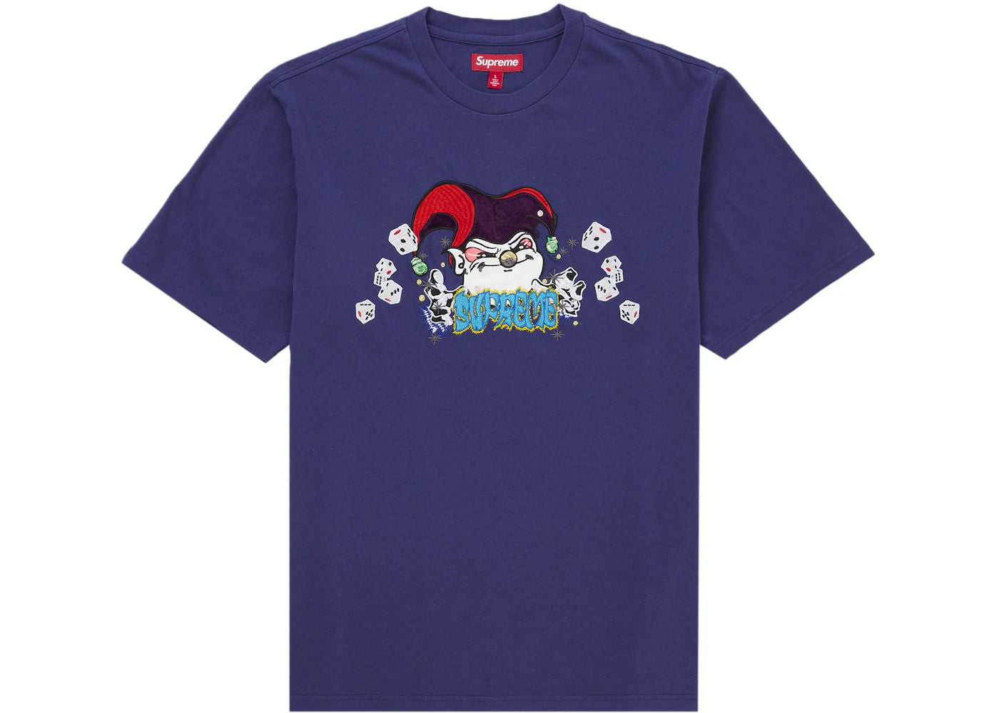 Supreme AOI Jester S/S Top Navy