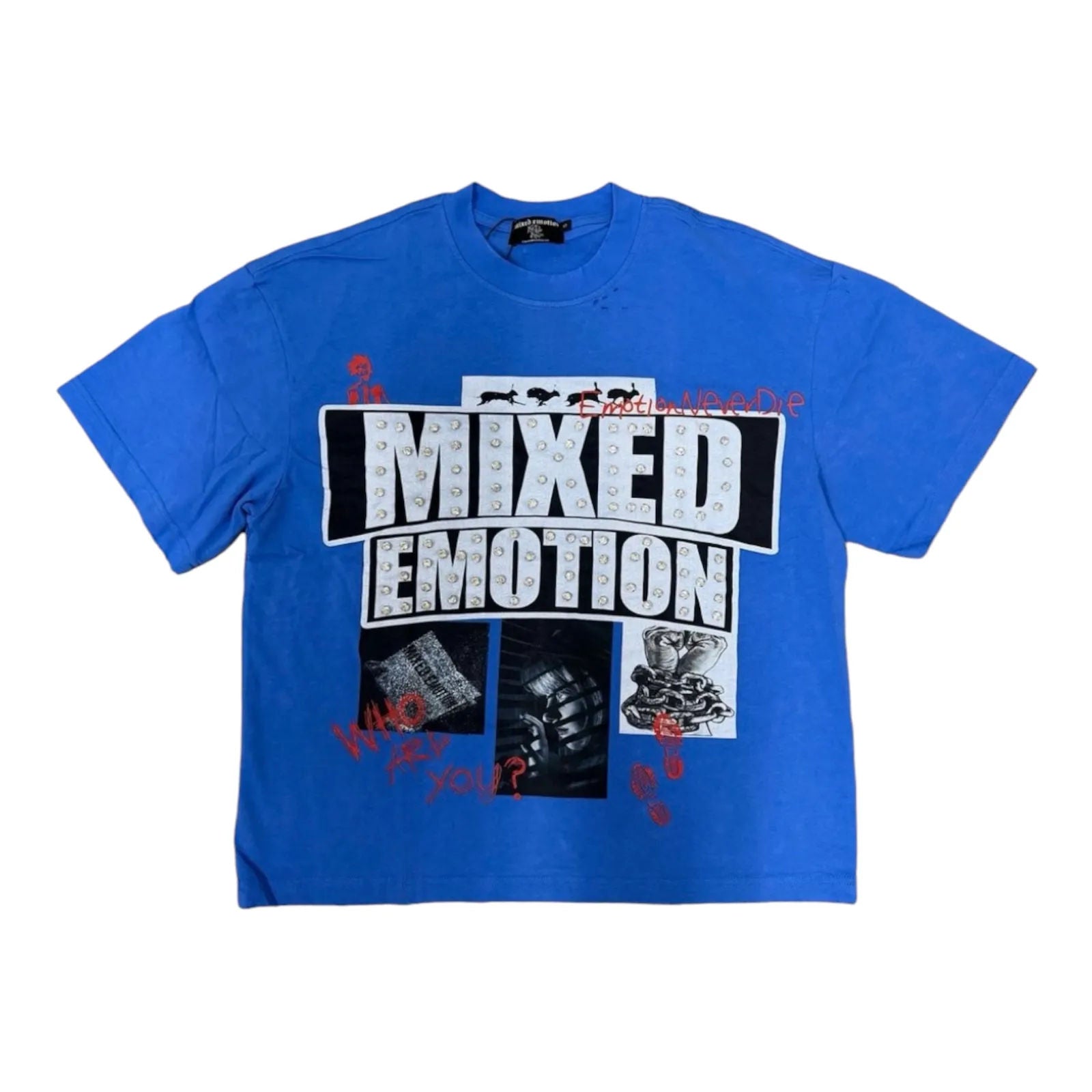 Mixed Emotion Lost Identity Tee (Blue)
