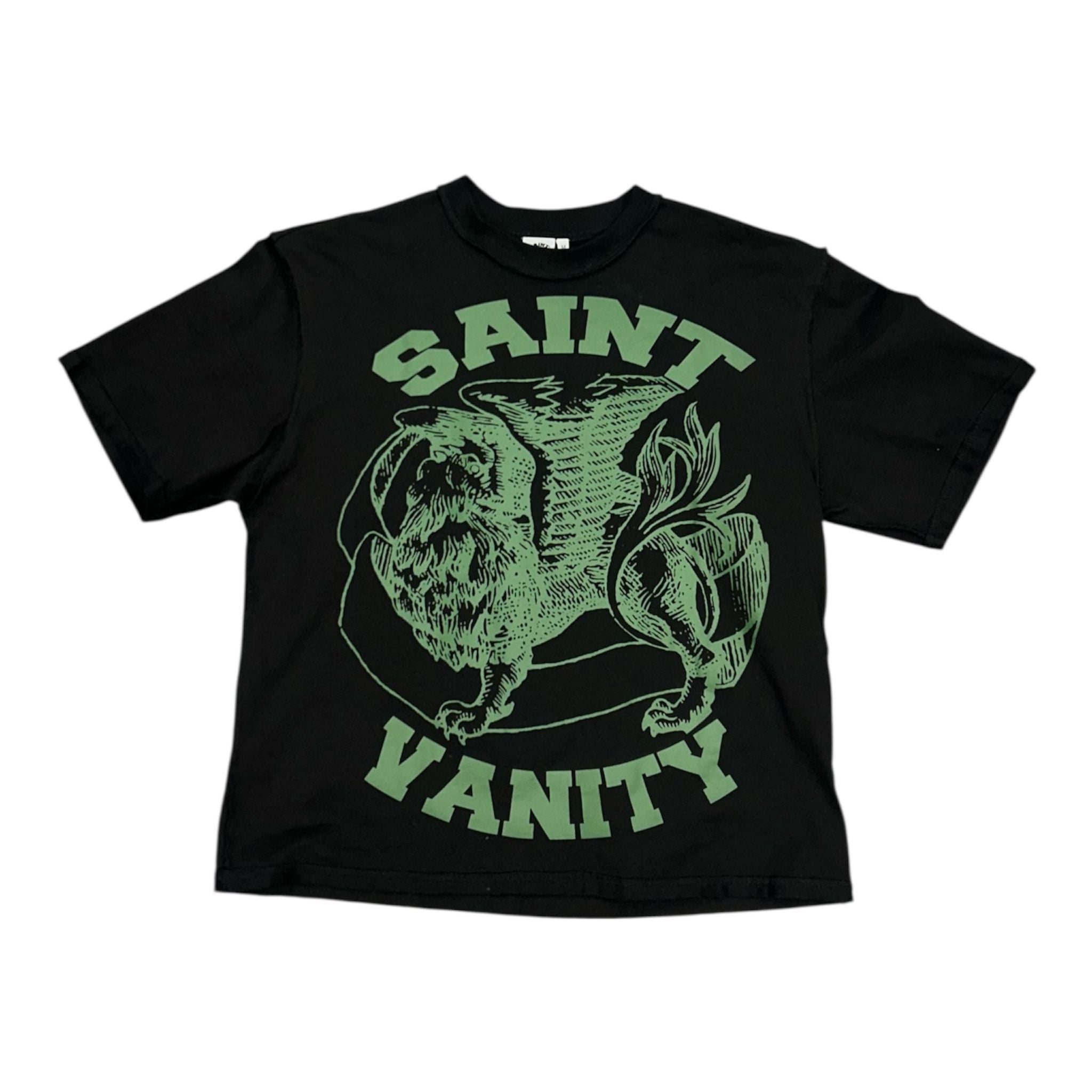 Saint Vanity Griffin Tee (Black/Olive) - Preowned