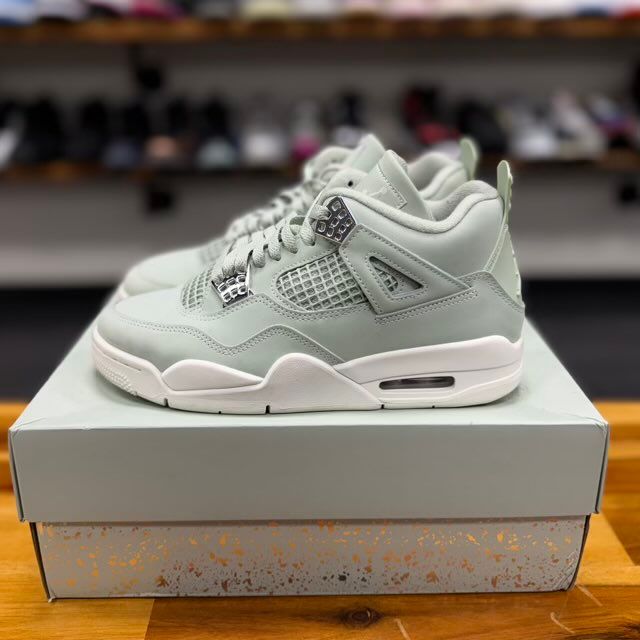 Jordan 4 Retro Seafoam Sail (Women's) - Preowned