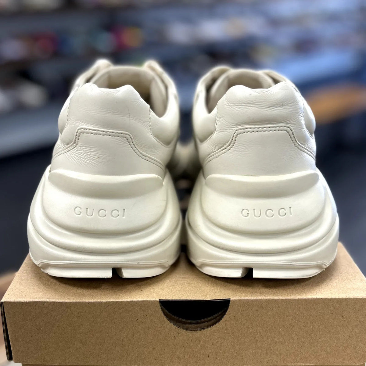 Gucci Rhyton Logo Ivory - Preowned
