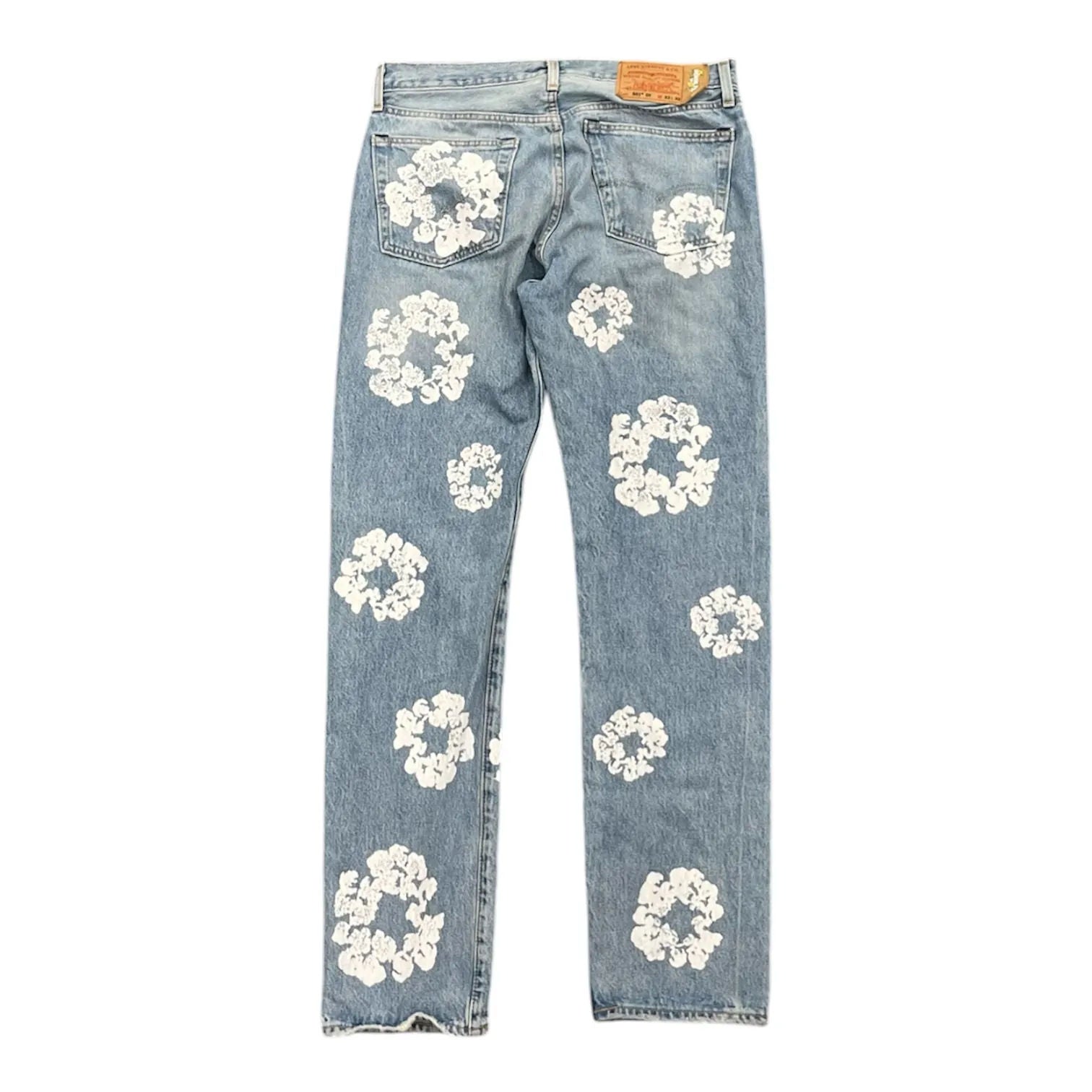 Denim Tears x Levi's Cotton Wreath Jean Light Wash - Preowned