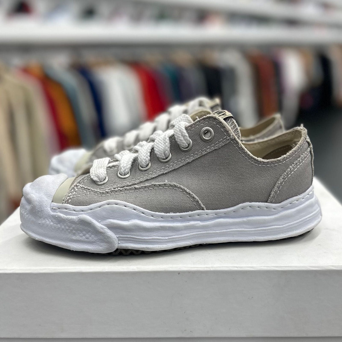 Maison Mihara Yasuhiro Peterson OG Sole Canvas Low Grey - Preowned