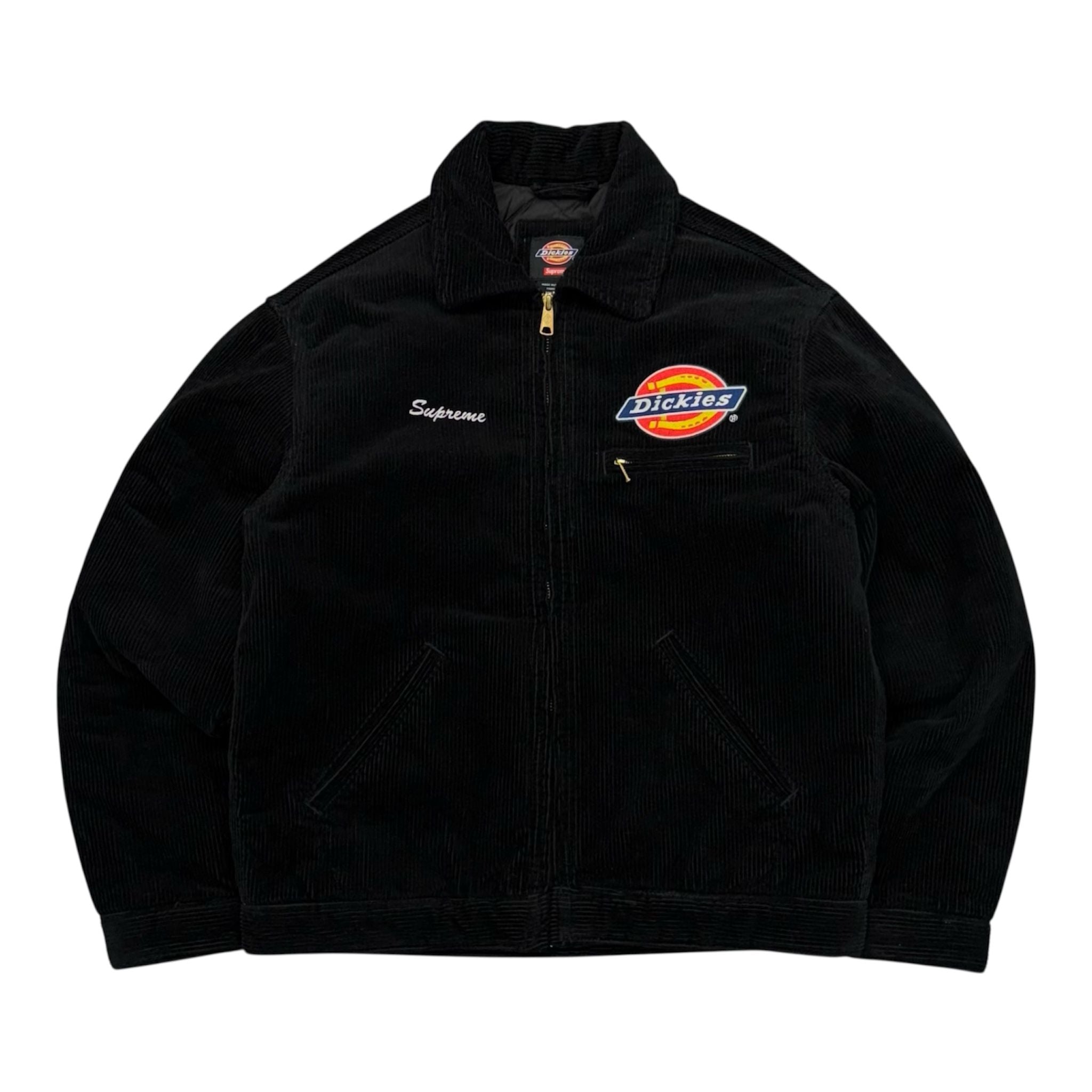 Supreme Dickies Corduroy Work Jacket Black - Preowned