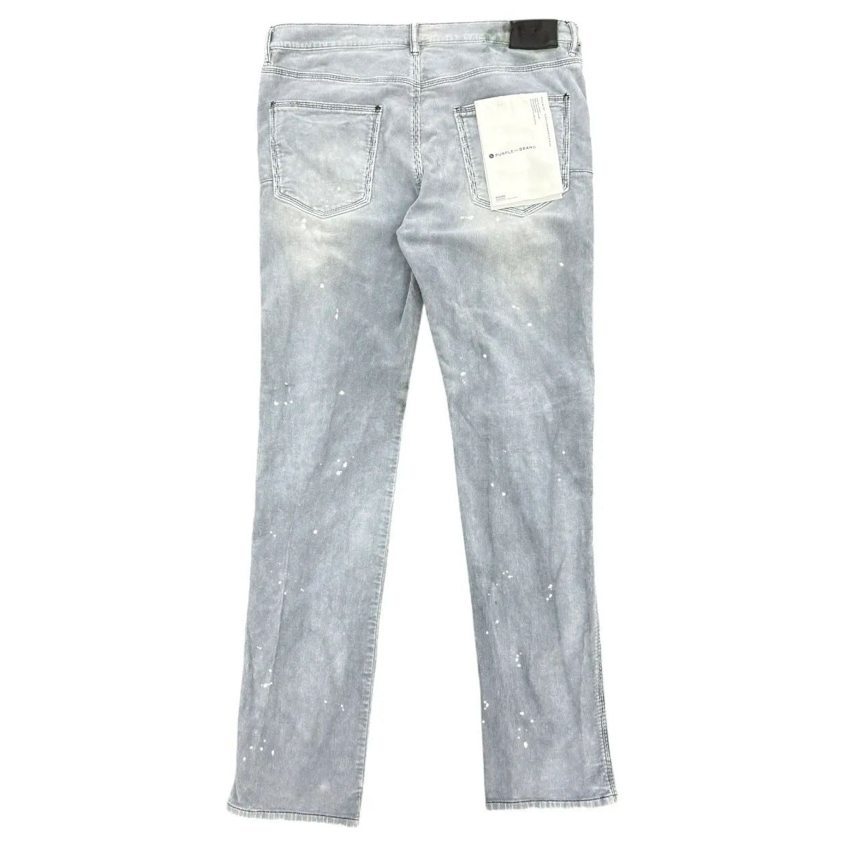 Purple Brand Slim Fit Corduroy Pants (Grey) - Preowned
