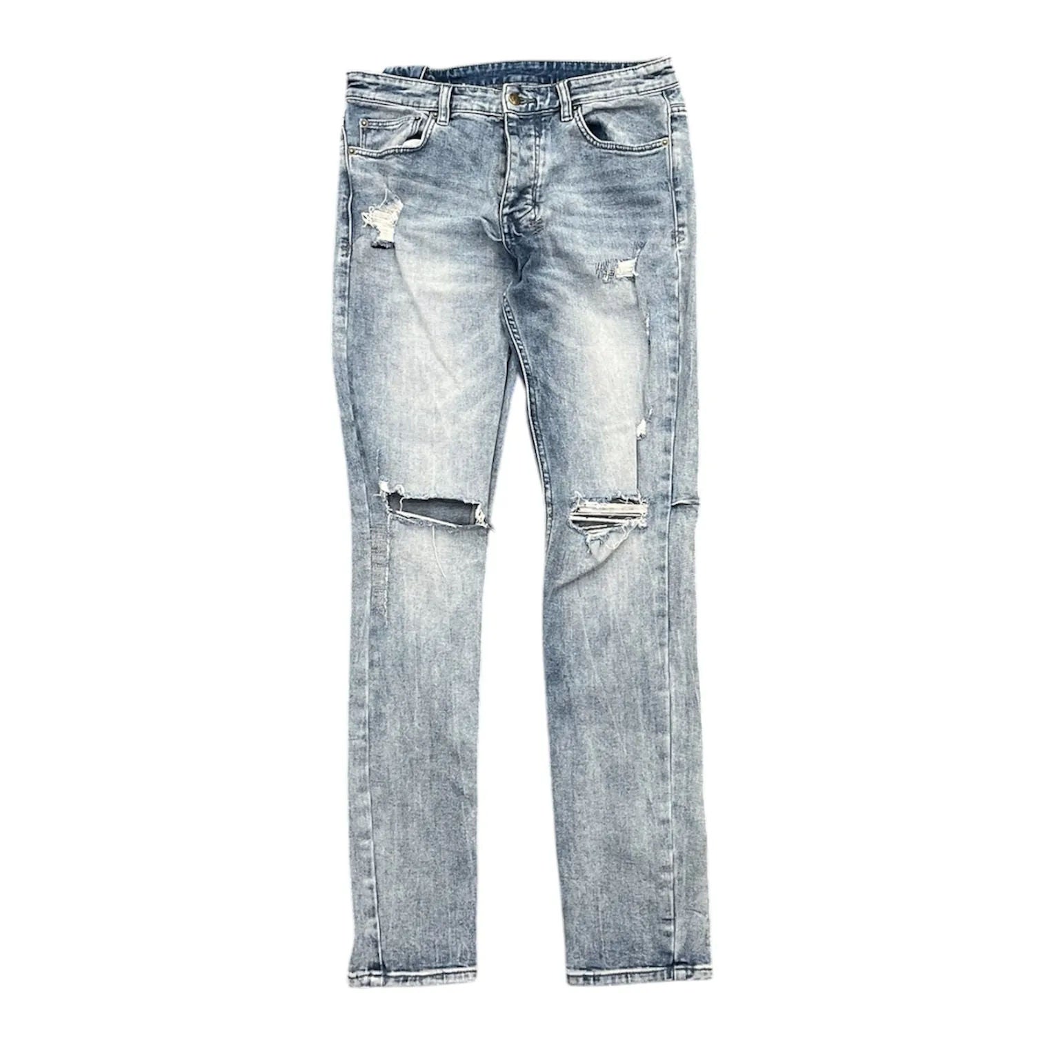 Ksubi Chitch Layover Trashed (Blue) - Preowned