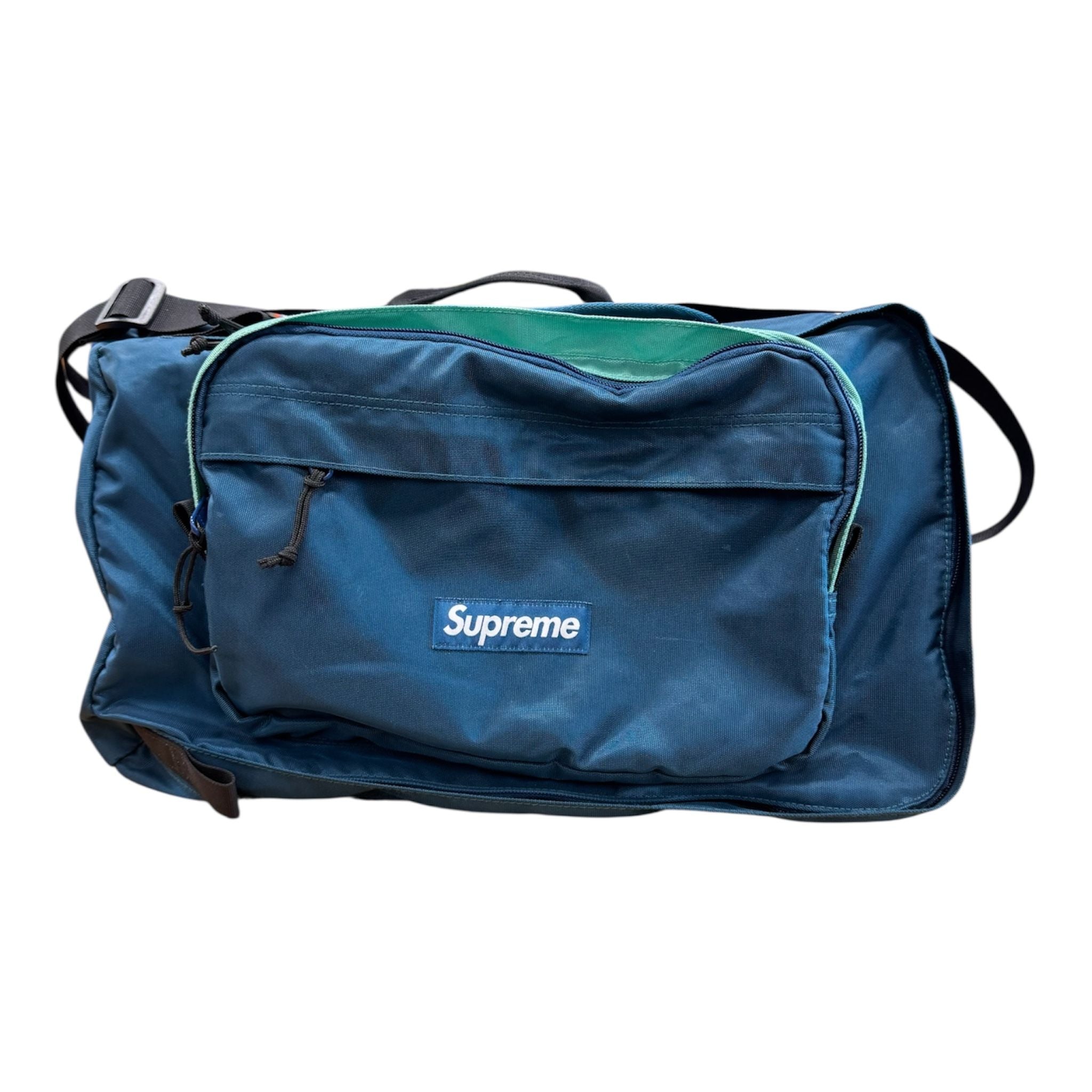 Supreme Duffle Bag (FW19) Dark Teal - Preowned