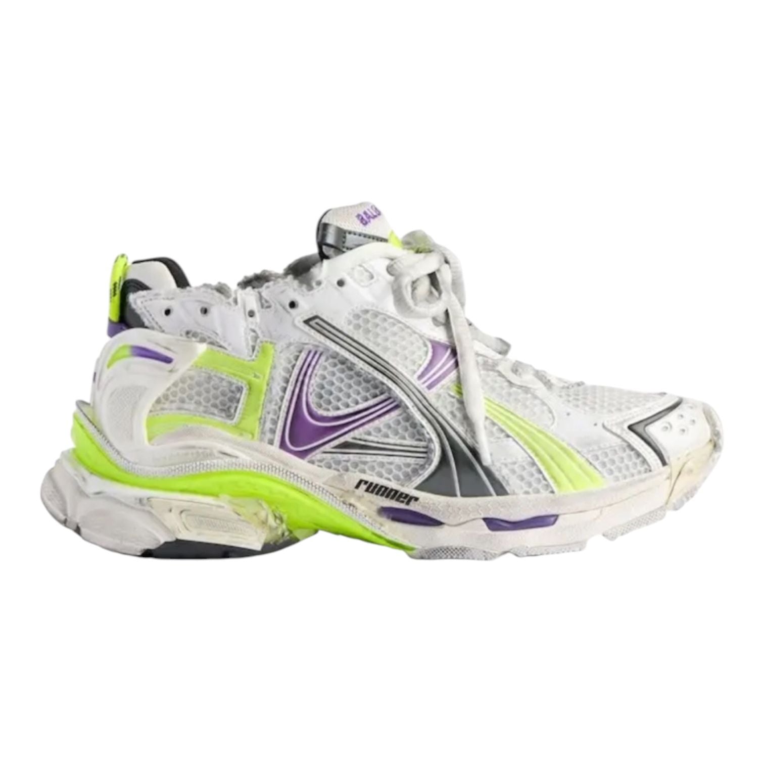Balenciaga Runner White Yellow Grey Purple