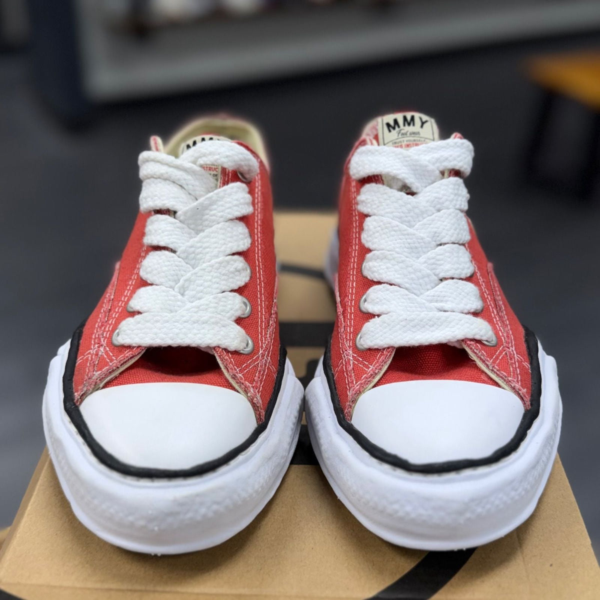 Maison Mihara Yasuhiro Peterson OG Sole Canvas Low Orange - Preowned