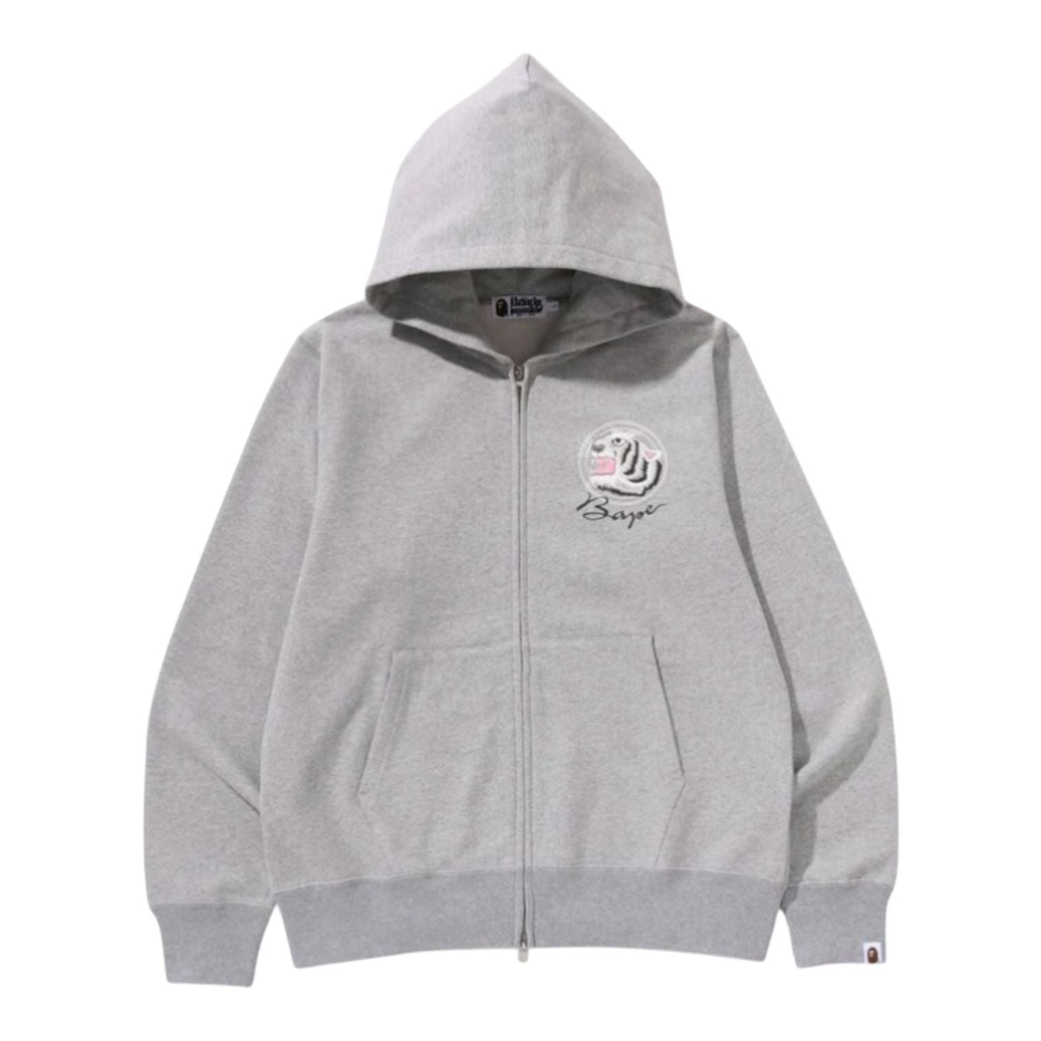 Bape Tiger Souvenier Zip Hoodie (Grey)