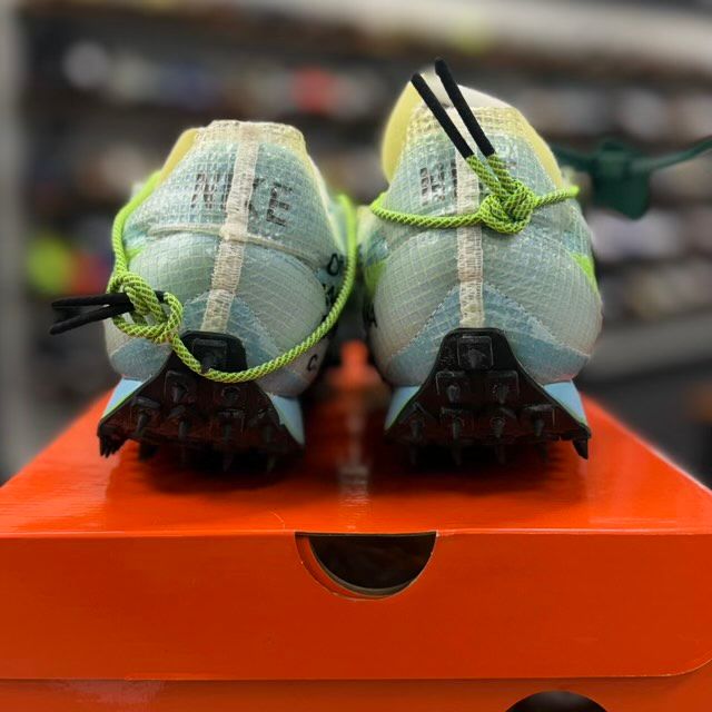 Nike Waffle Racer Off-White Vivid Sky (Women's) - Preowned