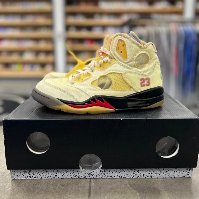 Jordan 5 Retro Off-White Sail - Preowned