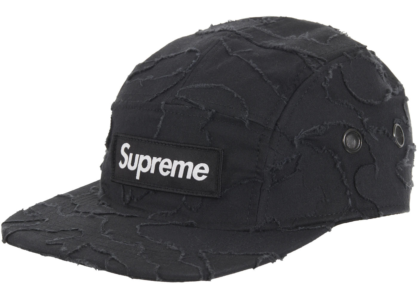 Supreme Layered Camo Camp Cap Black