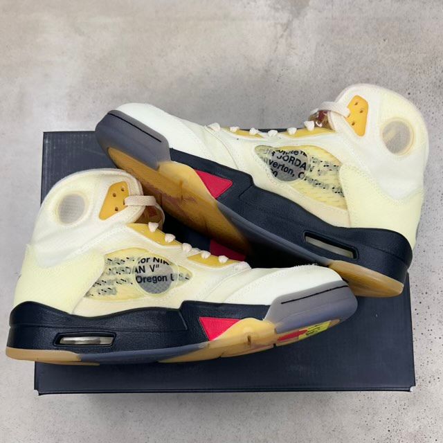 Jordan 5 Retro Off-White Sail - Preowned