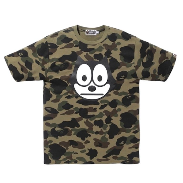 Bape x Felix The Cat Tee (Camo)