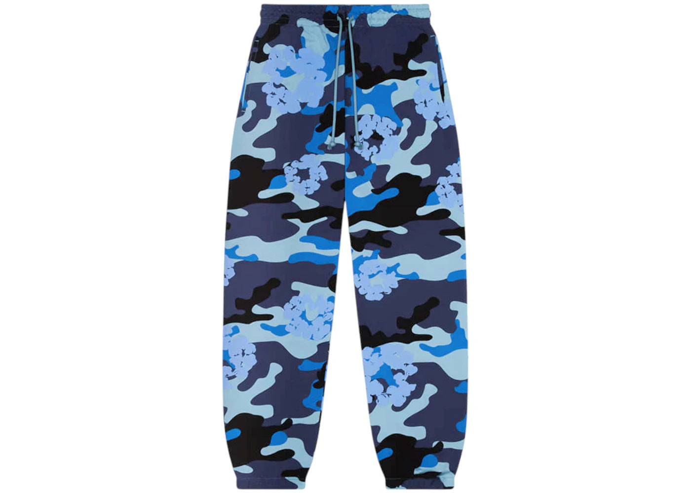 Denim Tears The Cotton Wreath Sweatpant (Blue Camo)