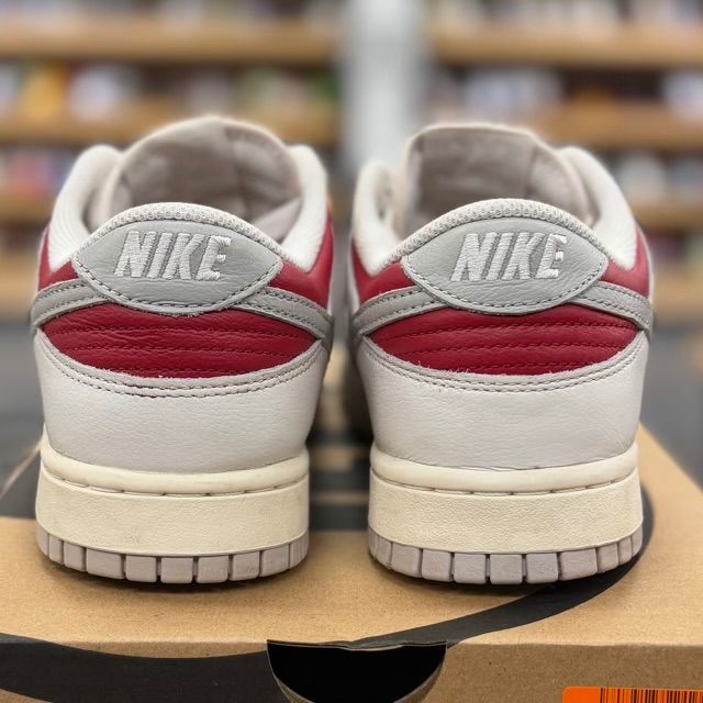 Nike Dunk Low Light Iron Ore Gym Red - Preowned