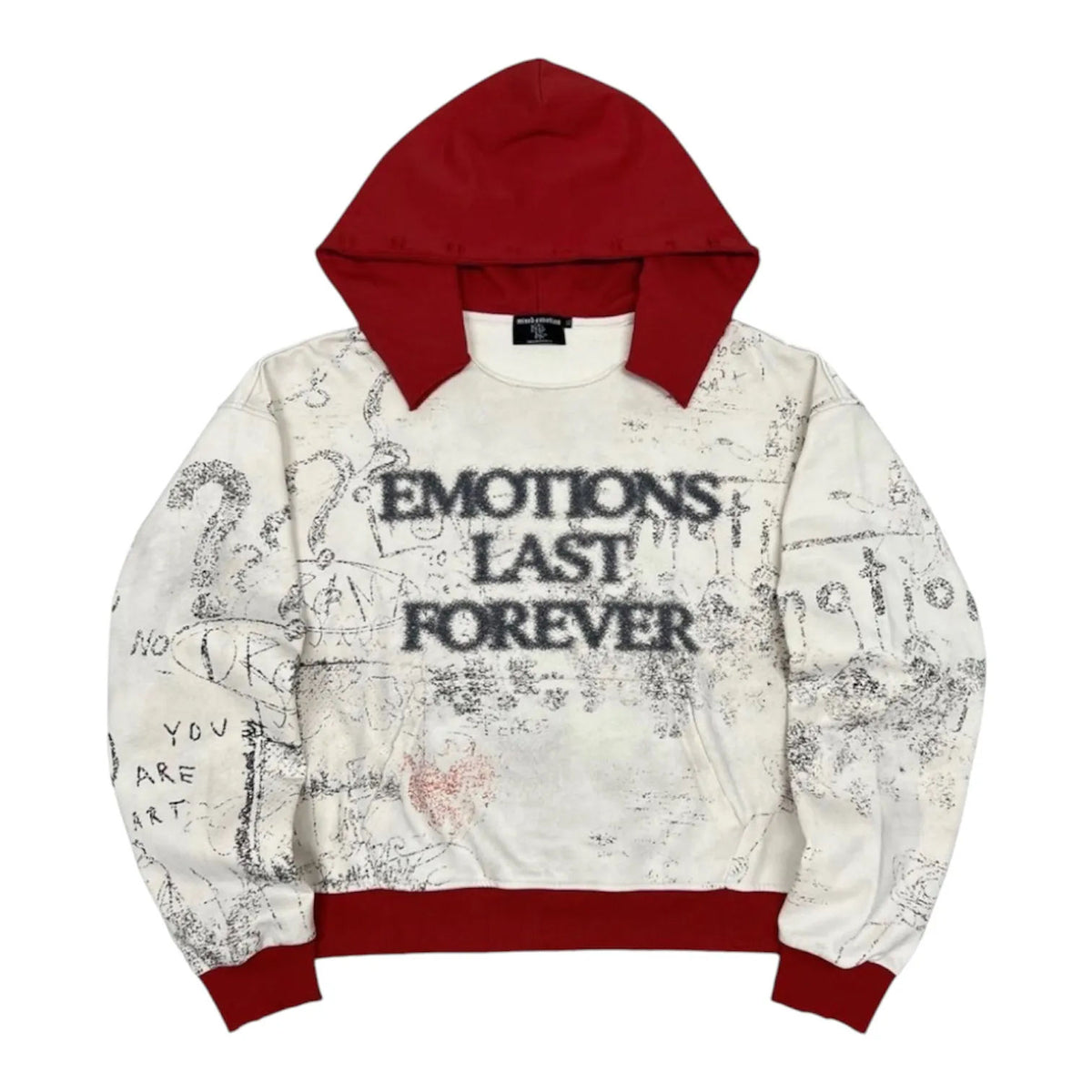 Mixed Emotion Last Forever Hoodie (Red)