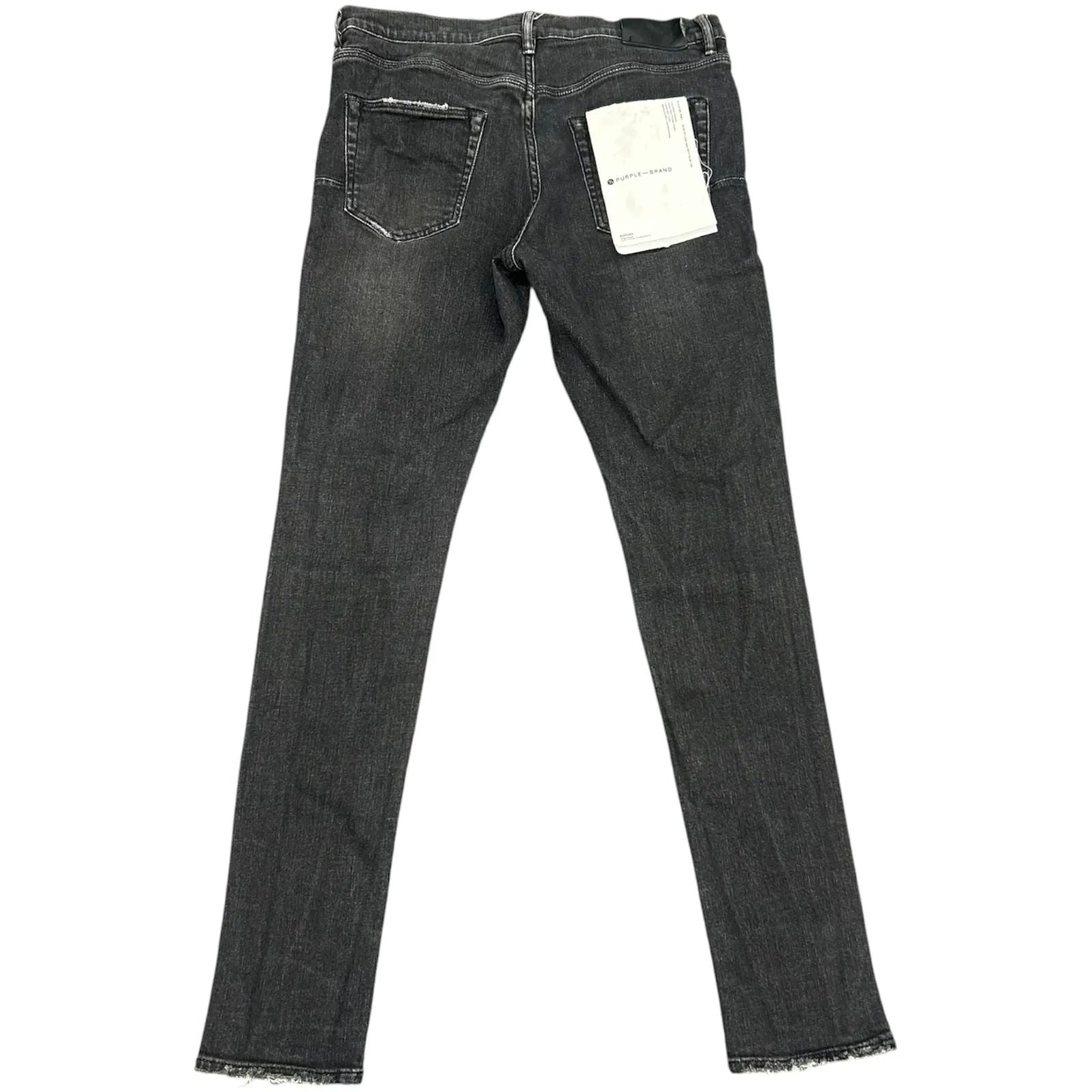 Purple Brand P.001 Knee Repair Jeans (Black Spotted) - Preowned