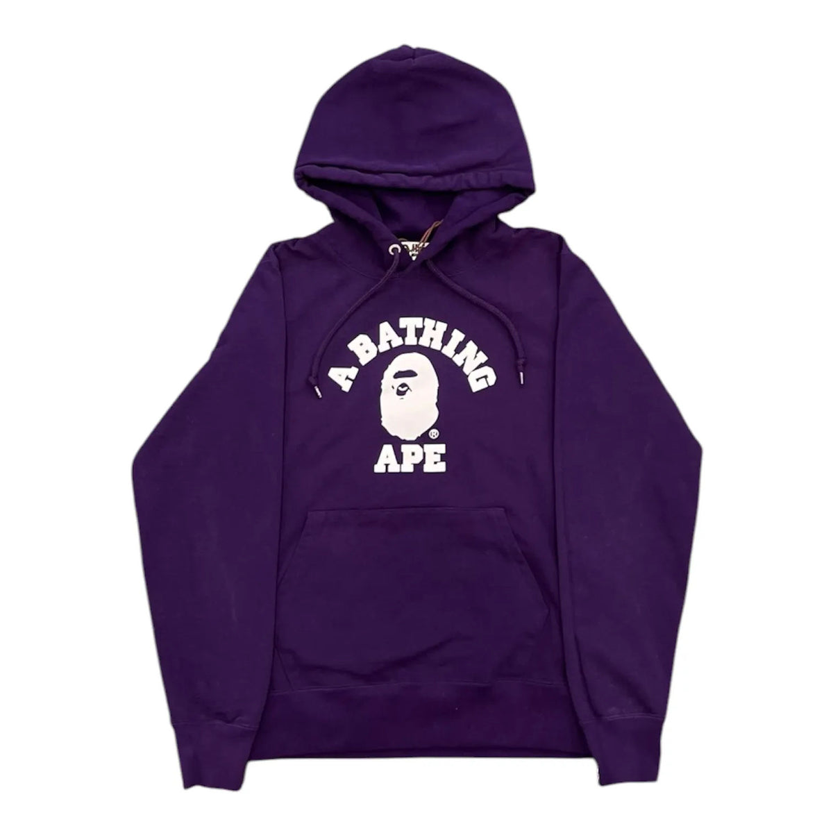 BAPE College Pullover Hoodie Purple - Preowned