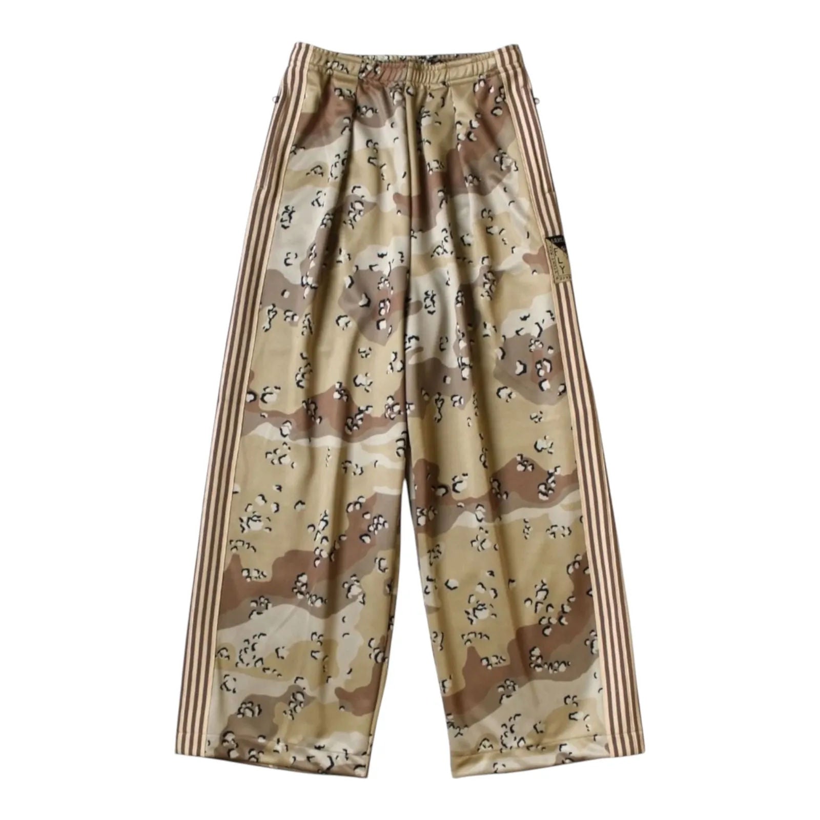 Kapital Smooth Jersey Chocolate Chip Camo Baggy Track Pants - Preowned