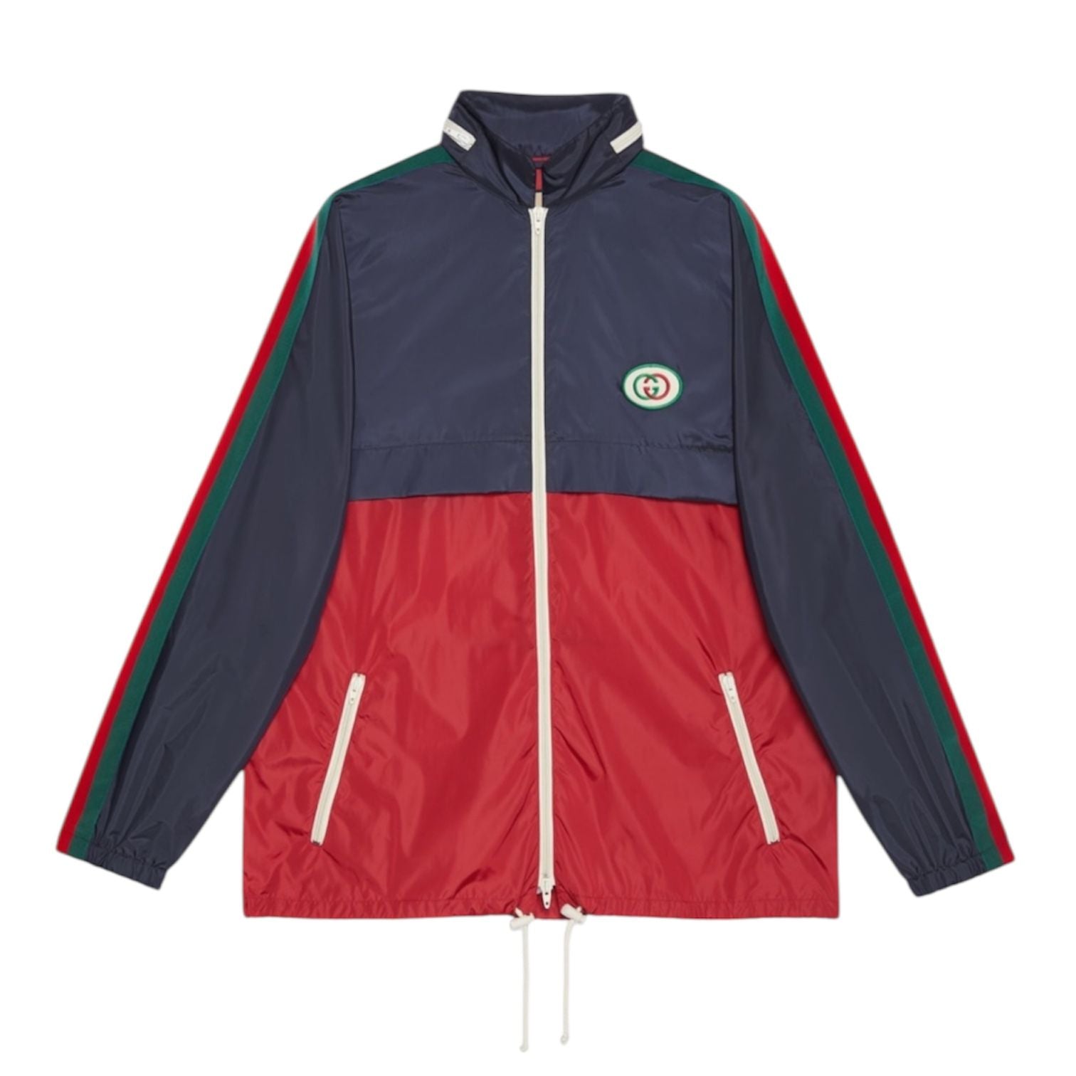 Gucci Color Block Windbreaker Jacket (Multi) - Preowned