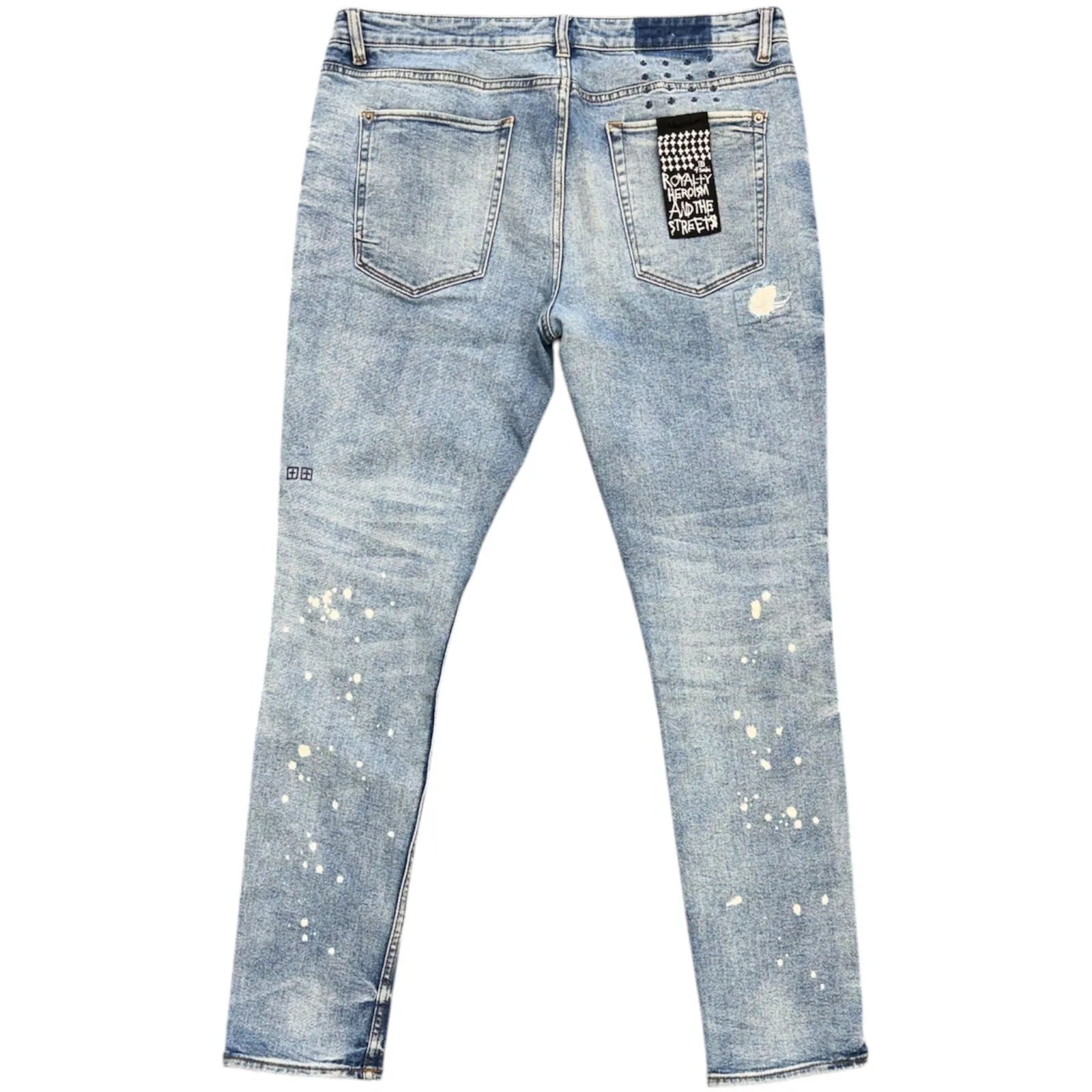 Ksubi Van Winkle North Trashed Jeans (Light Wash) - Preowned