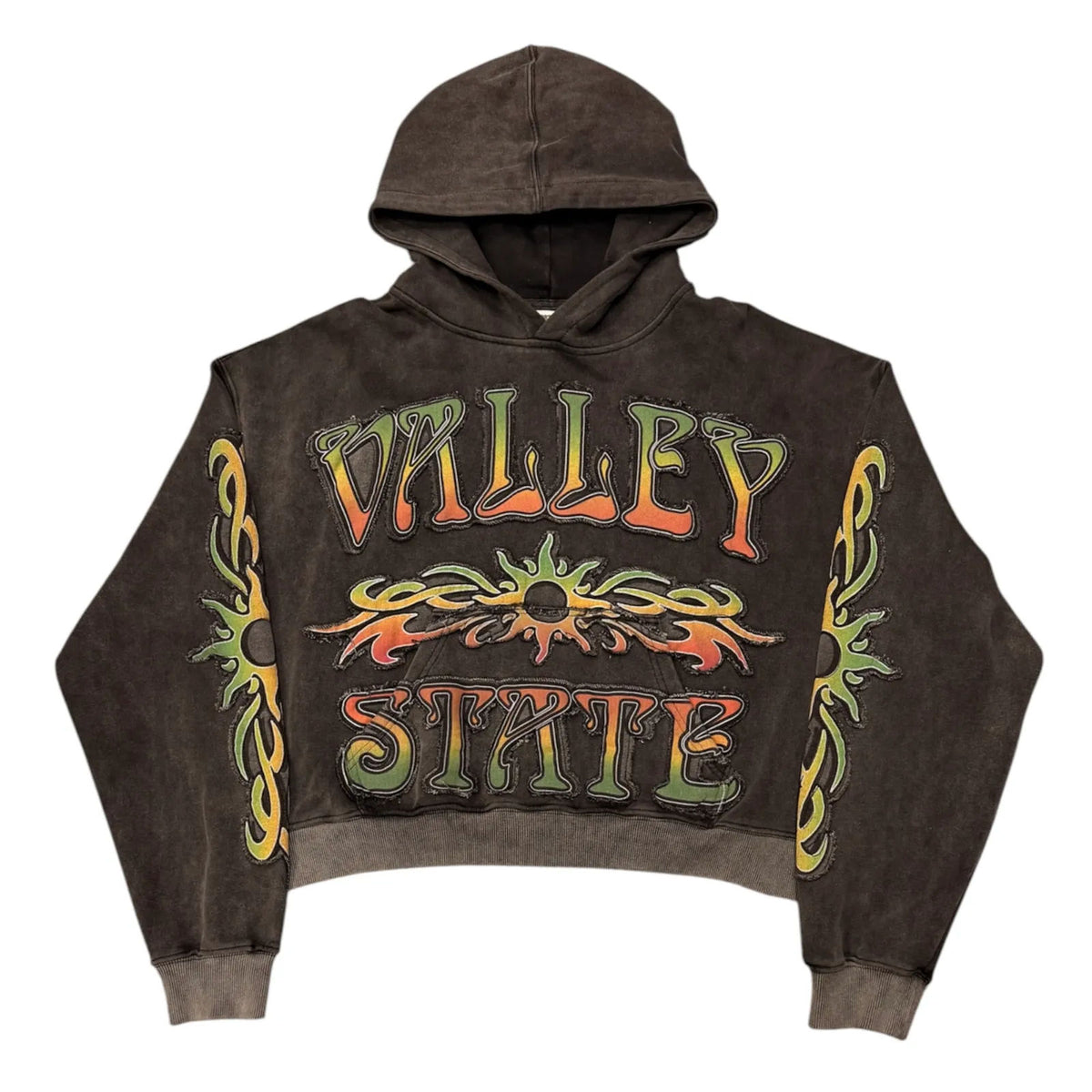 Vale Forever Tribal Hoodie (Washed Black) - Preowned