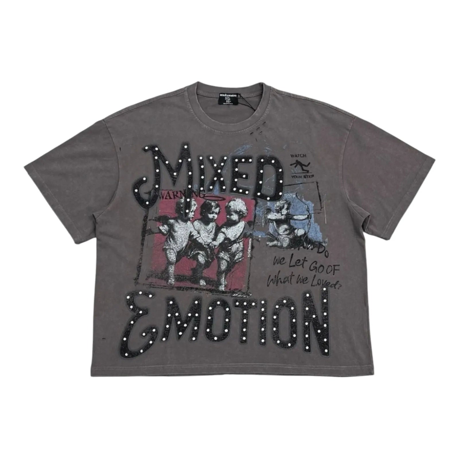 Mixed Emotion Friends Tee (Grey)