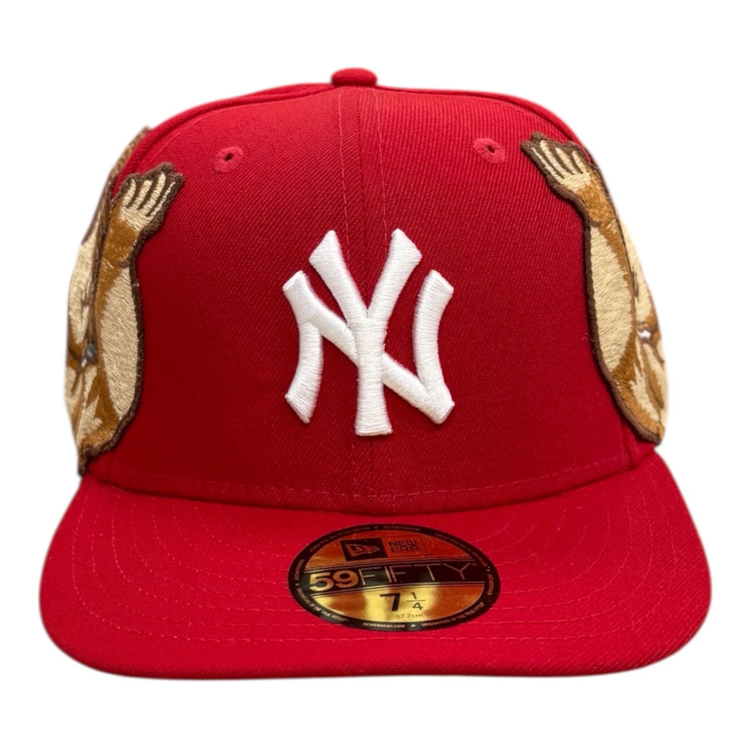 Jon Stan Yankee Fitted (Red)