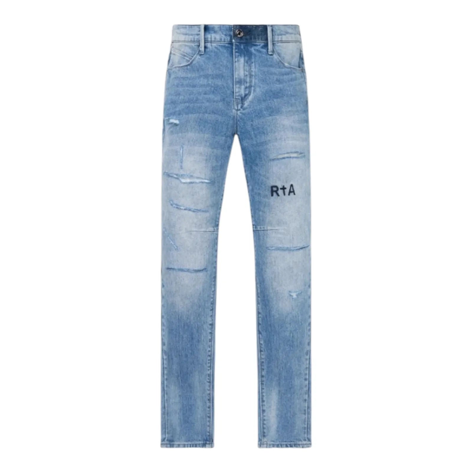 RTA Bryant Ripped Skinny Jeans (Blue) - Preowned