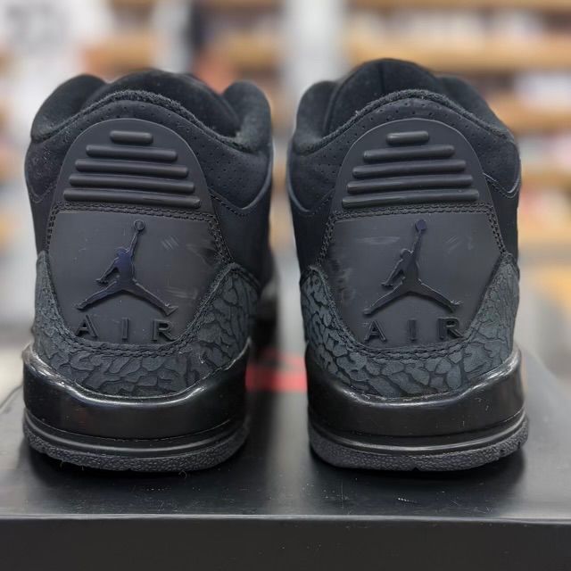 Jordan 3 Retro Black Cat (2025) (GS) - Preowned