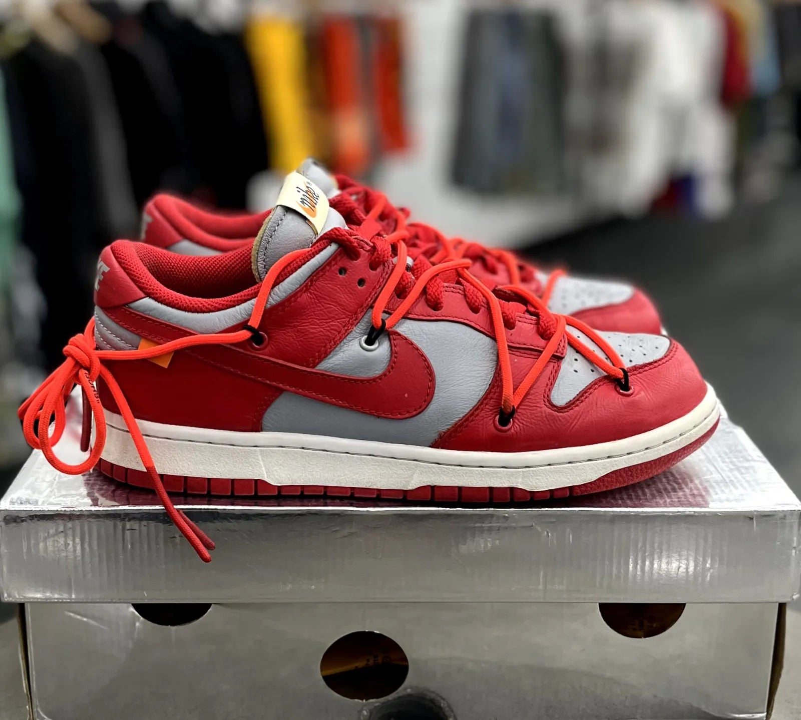 Nike Dunk Low Off-White University Red - Preowned