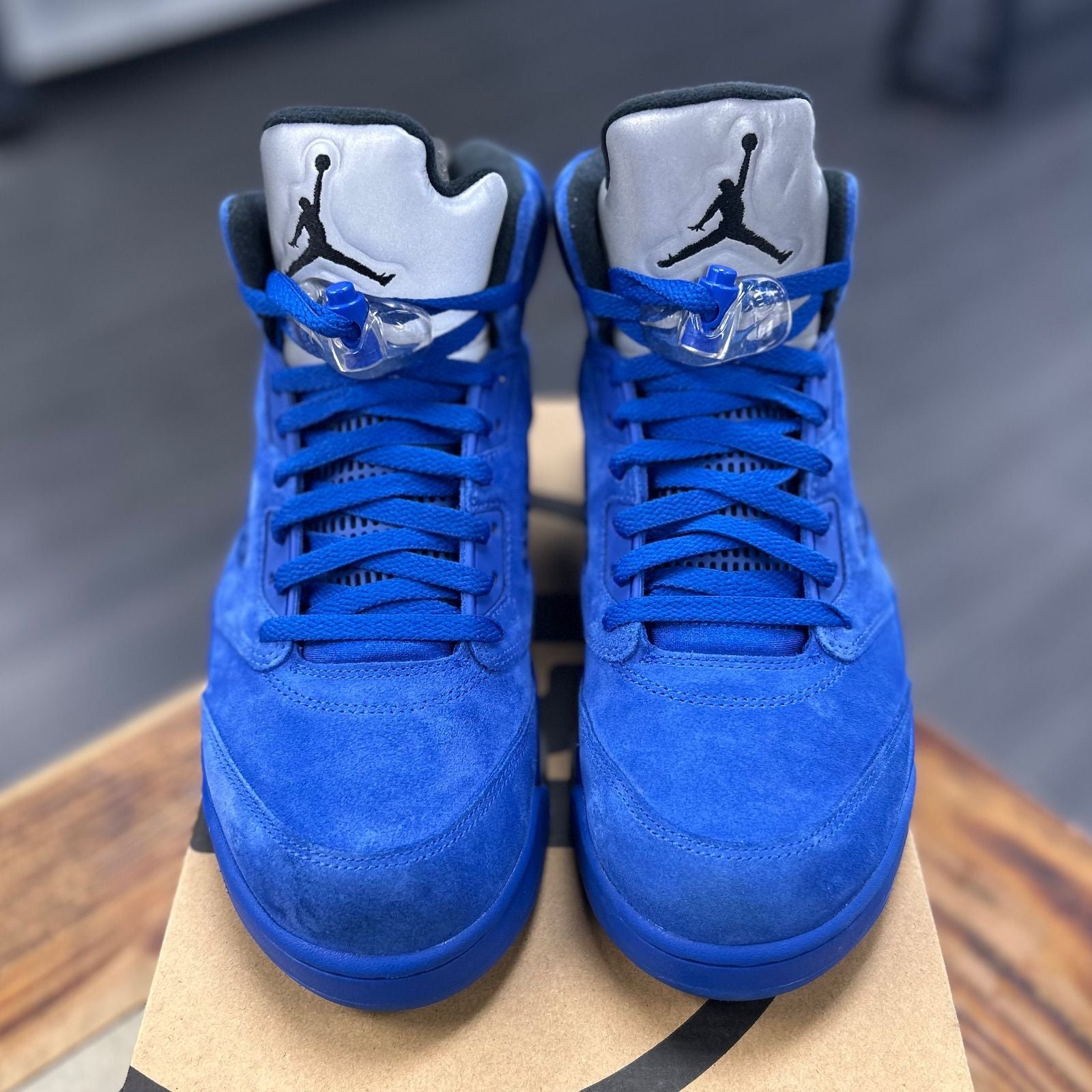 Jordan 5 Retro Blue Suede - Preowned