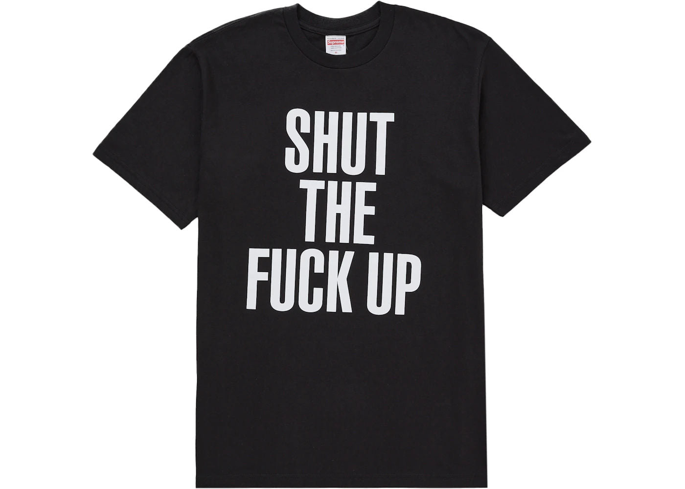 Supreme Number (N)ine Shut Up Tee (Black)