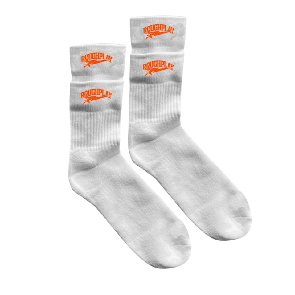 Roughplay Socks (White/Orange)
