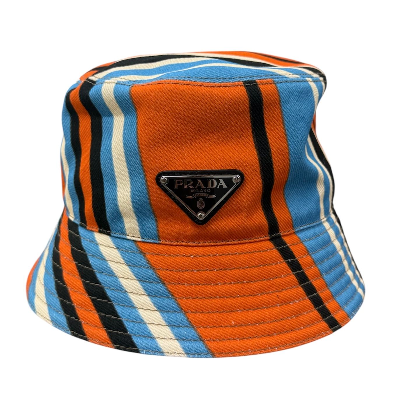 Prada Nylon Bucket Hat (Arancio)
