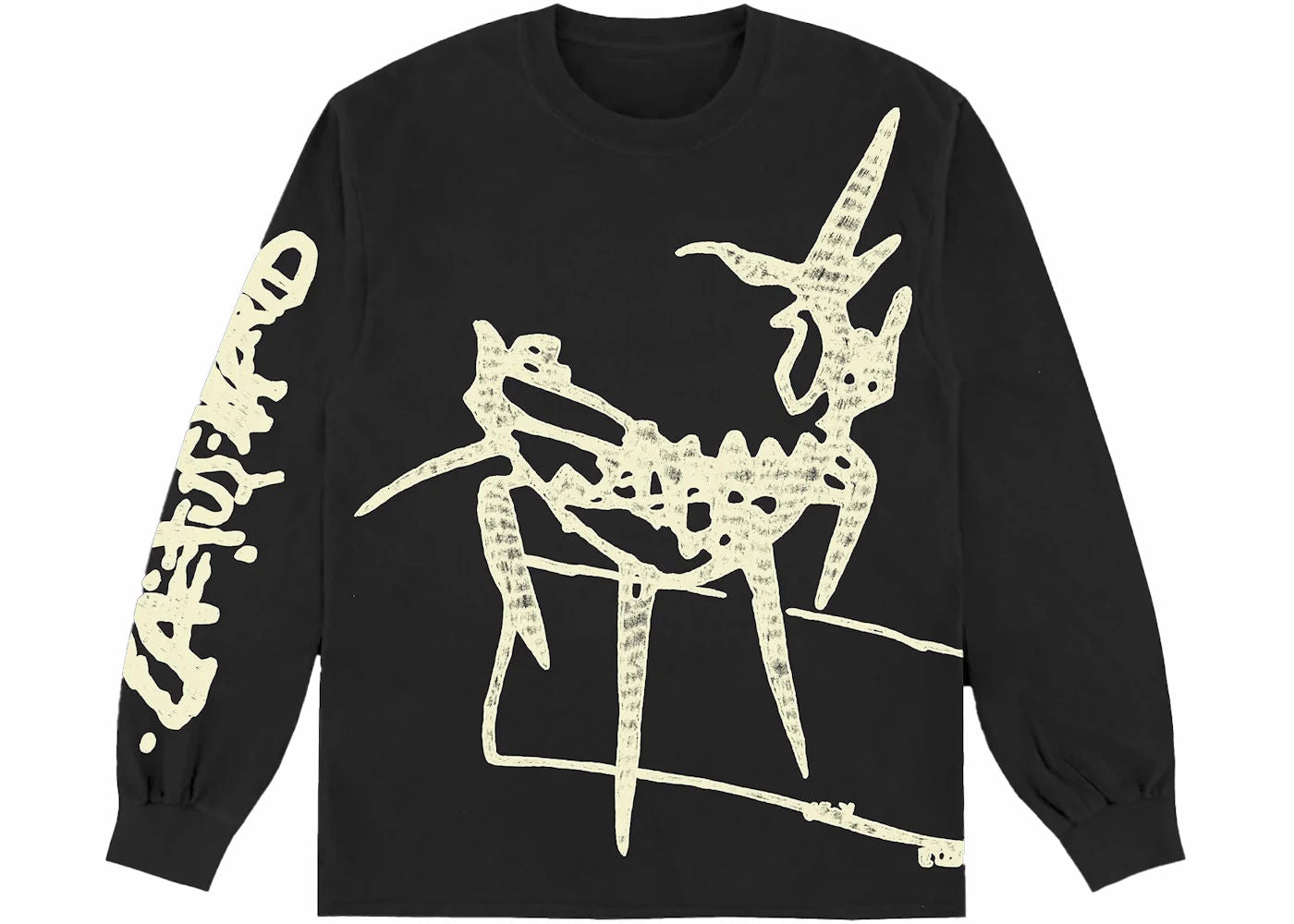 Travis Scott Barbed Wire Long Sleeve Tee Black