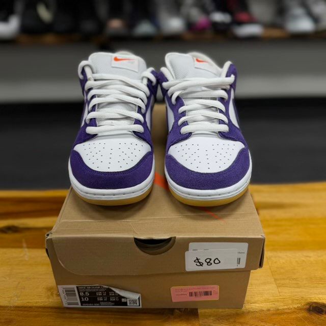 Nike SB Dunk Low Pro ISO Orange Label Court Purple - Preowned