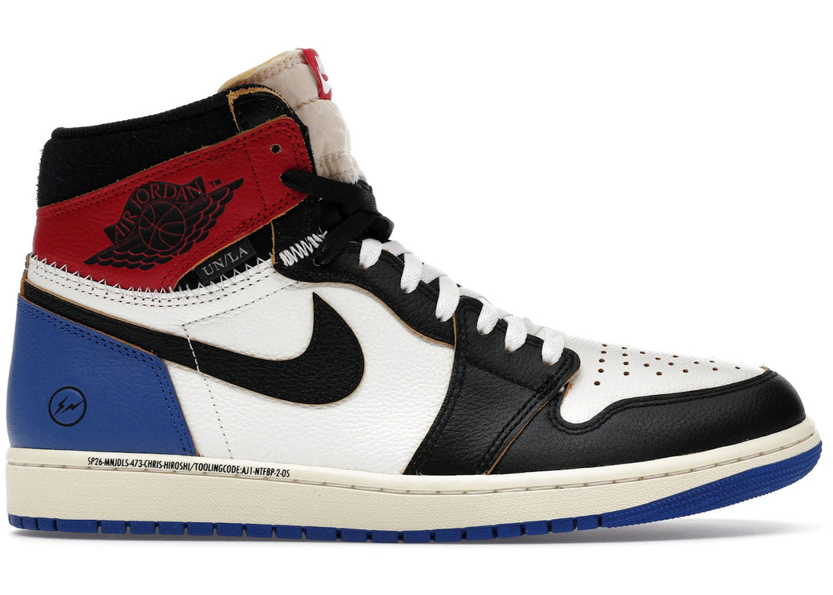 BRAND NEW STEAL - Jordan 1 Retro High OG SP Fragment x Union LA Varsity Red Sport Royal