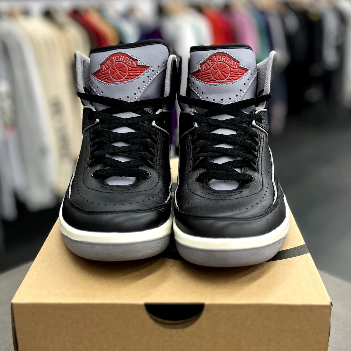 Jordan 2 Retro Black Cement (GS) - Preowned