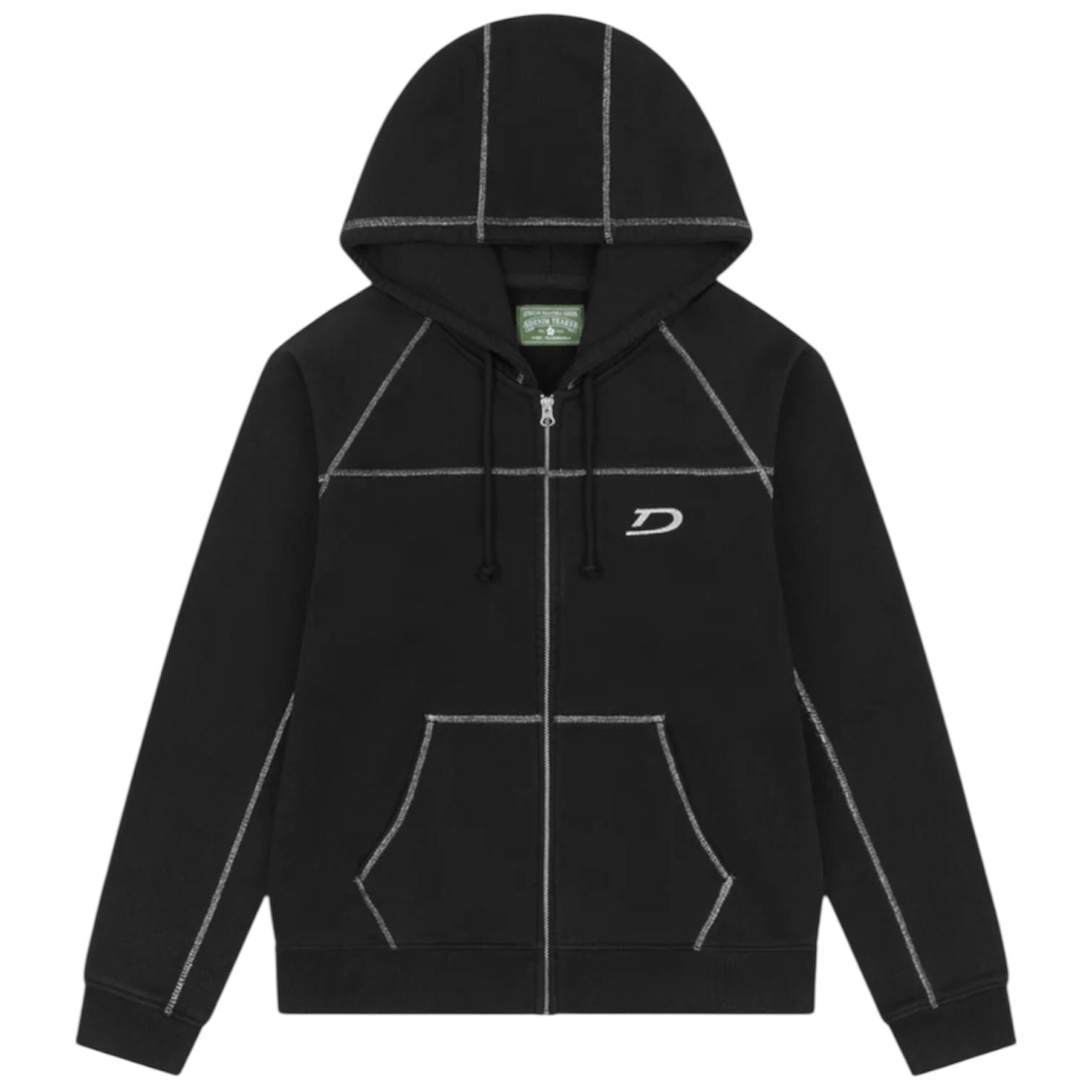 Denim Tears Court Line Zip Hoodie (Black)