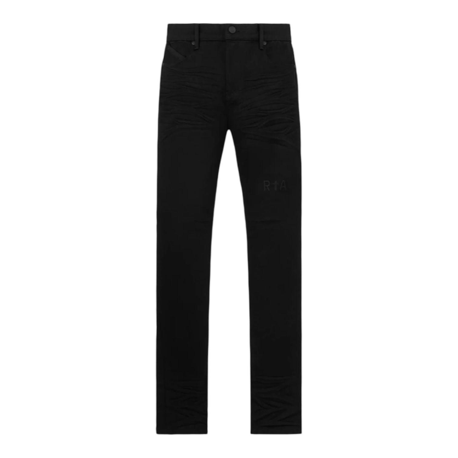 RTA Bryant Logo Skinny Jean (Black)